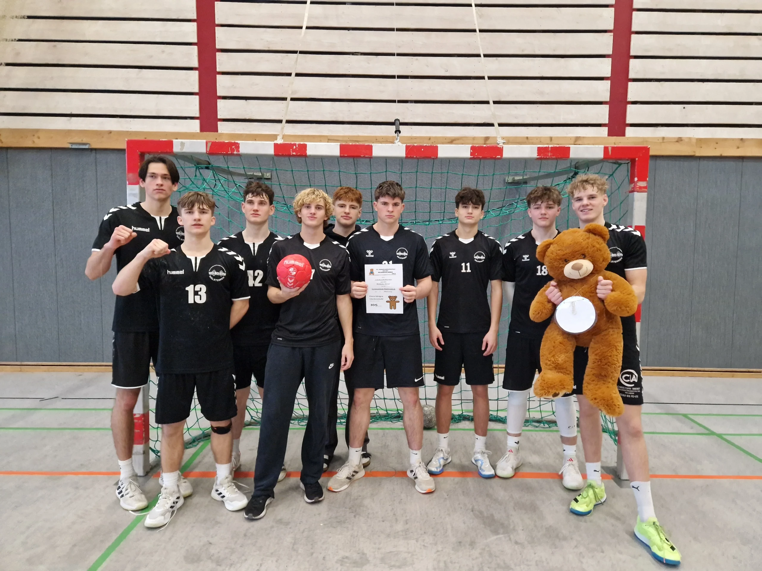 Mannschaftsbild unserer Handballmannschaft