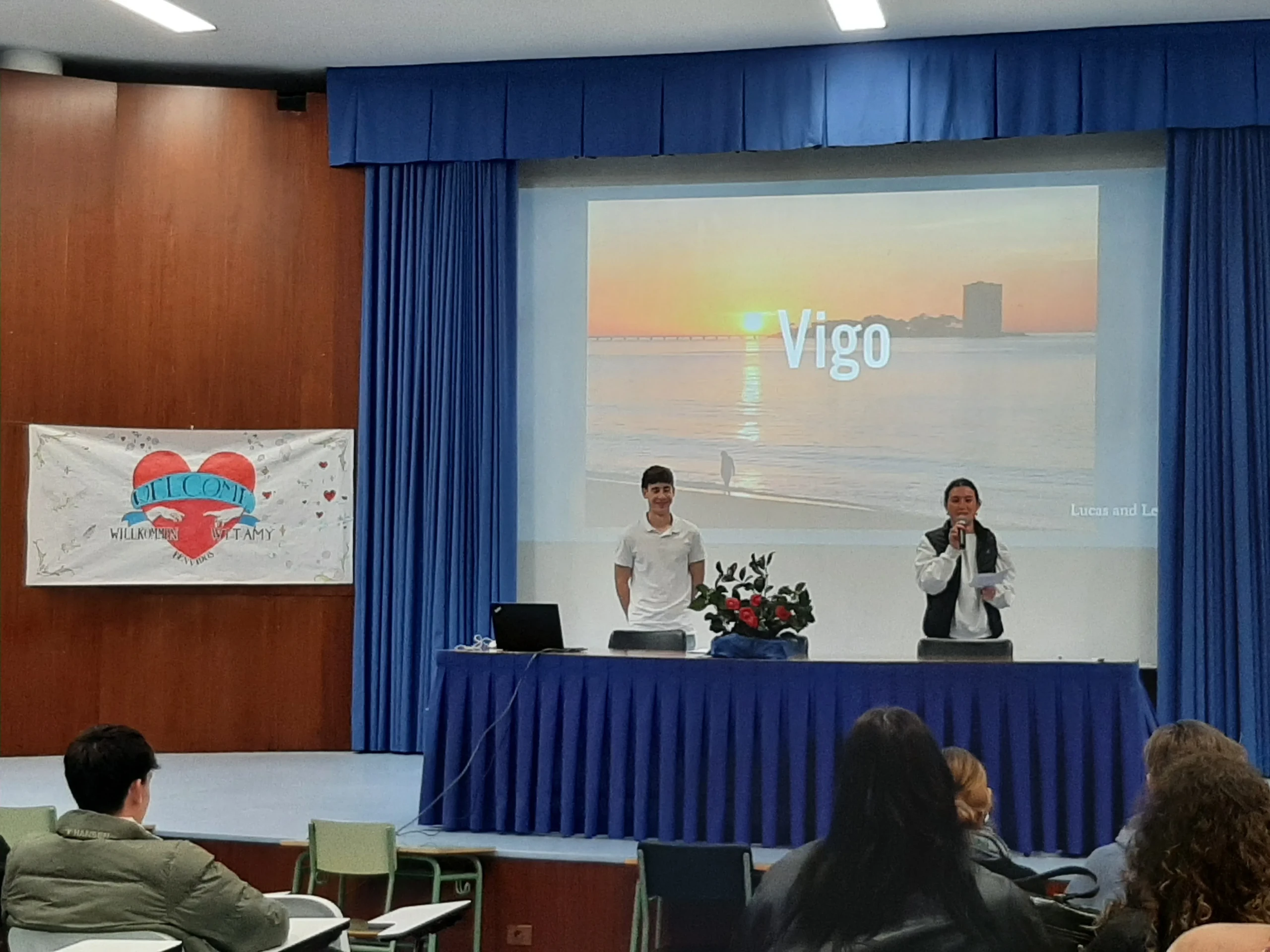 Begrüßungsveranstaltung - Vortrag über die Stadt Vigo