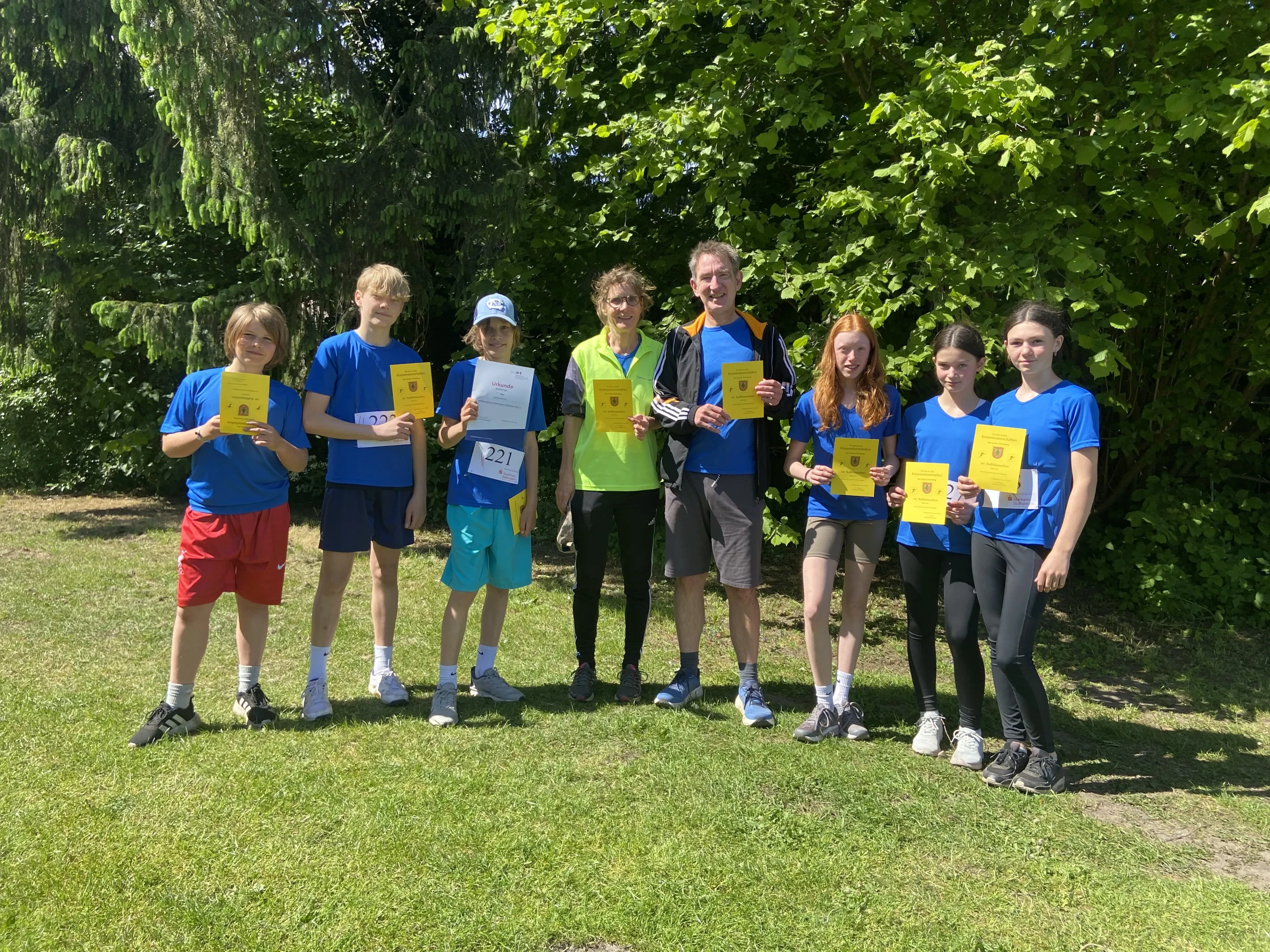 Mannschaftsfoto vom Staffelmarathon